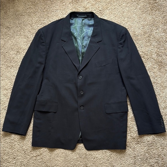 Paul Smith Three Button Suit Jacket Blazer Black - Picture 1 of 10
